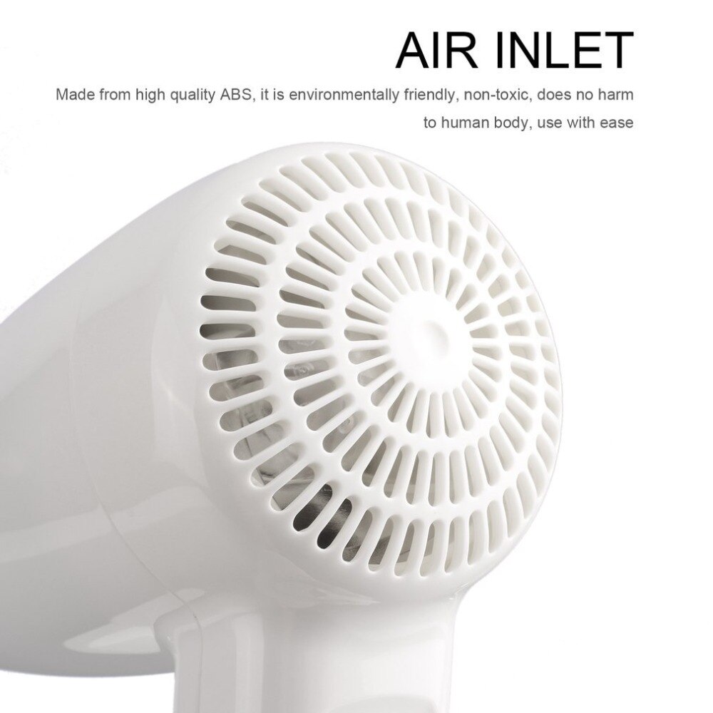 EU Plug Wall Mounted Hair Dryer Household Appliances Hanging Hair Dryer ABS For Hotel Home Electric Blower 1300W 220V Security