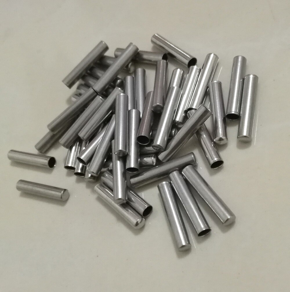 Lot De 10 Tubes De Sonde Thermocouple En Acier Inoxydable SS304 - Diamètre 6 Mm, Longueur 100 Mm - Une Extrémité Fermée