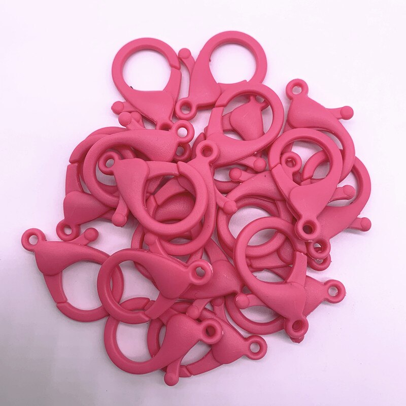 10 sztuk/partia 35*20mm cukierkowe kolory Lobster klamrami haki breloczek słodkie breloki dla DIY Charms brelok two...: 04