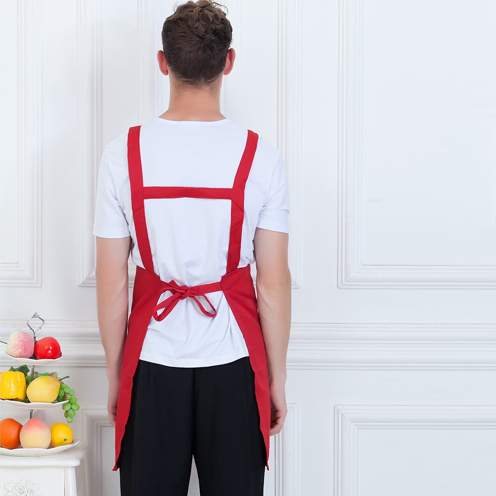 Big Pocket Apron Unisex Food Service Kitchen Hotel Coffee Shop Bakery Chef Waiter Cleaning Work Uniform