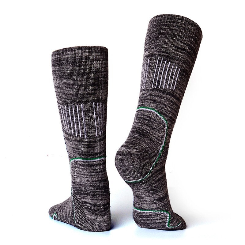 Inverno masculino algodão térmica meias de esqui mais grossas snowboard ciclismo esportes meias absorção de umidade alta elastic thermosocks