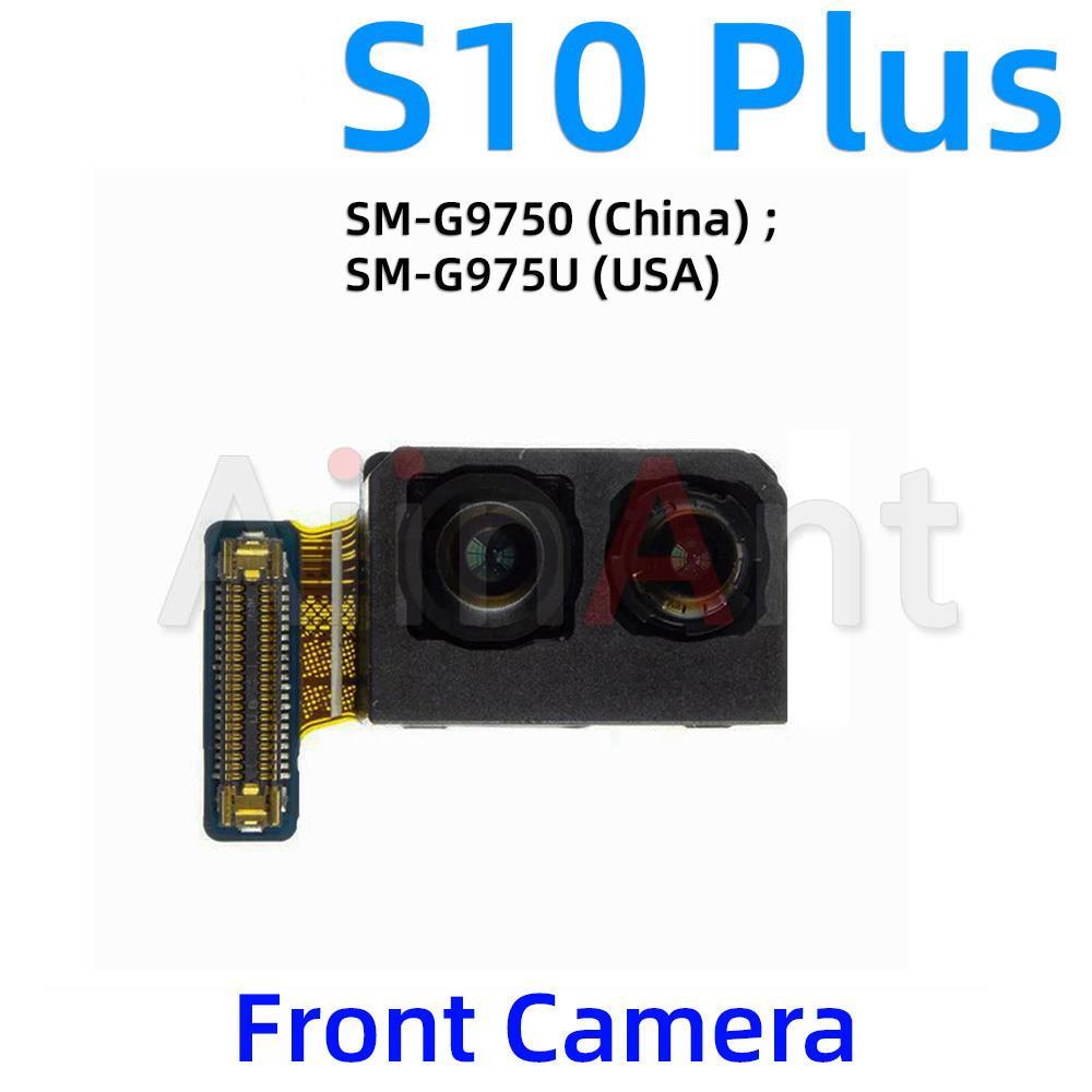 Originálny hlavný zadný fotoaparát pre samsung galaxy  s10 plus lite e  s10e g970 g973 g975 g977 g770 horný predný flex kábel fotoaparátu: S10 plus predné u