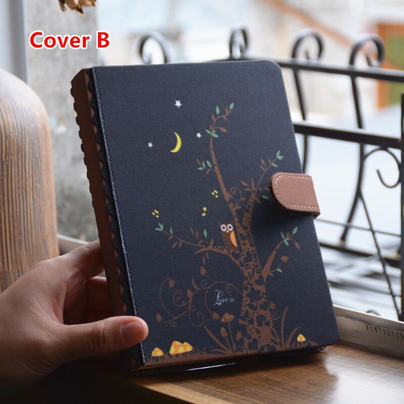"Love is" Hard Cover Diary Blank Papers Freenote Beautiful Cute Notebook Journal Office Supply Stationery