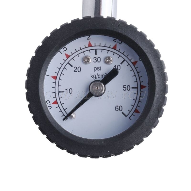 Indicador de presión de aire para neumáticos de coche, 0-60 psi, Dial Meter, , novedad