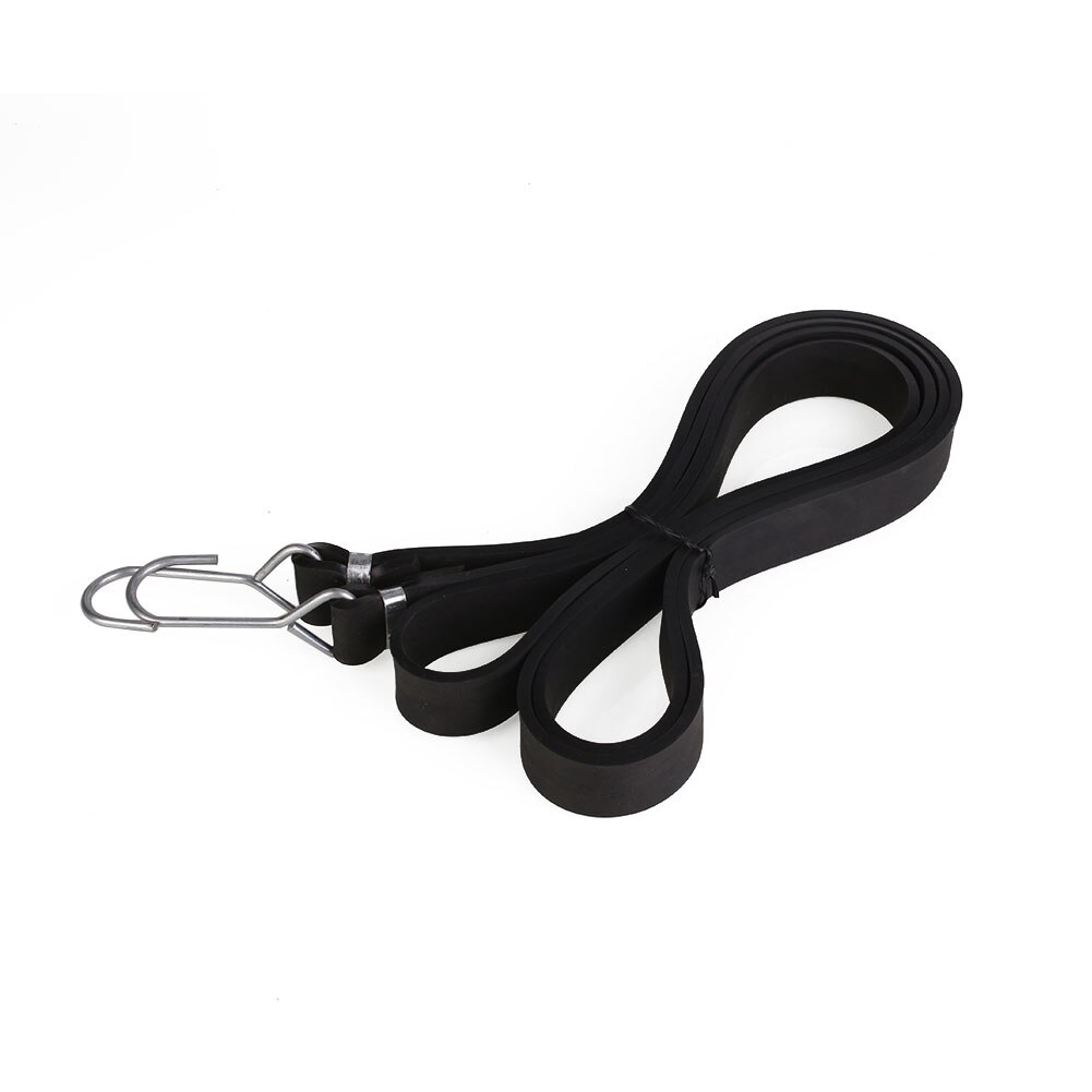 Vehemo 2m kraftig gummi presenning bindestropper bungee elastisk stærk krog til cykel bil