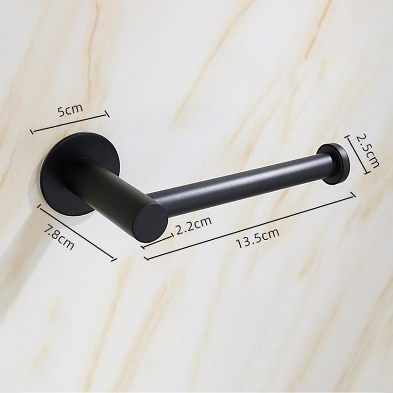 Portarrollos de papel higiénico de baño ventosa al vacío J16 montaje de pared de acero inoxidable 19 L8I4