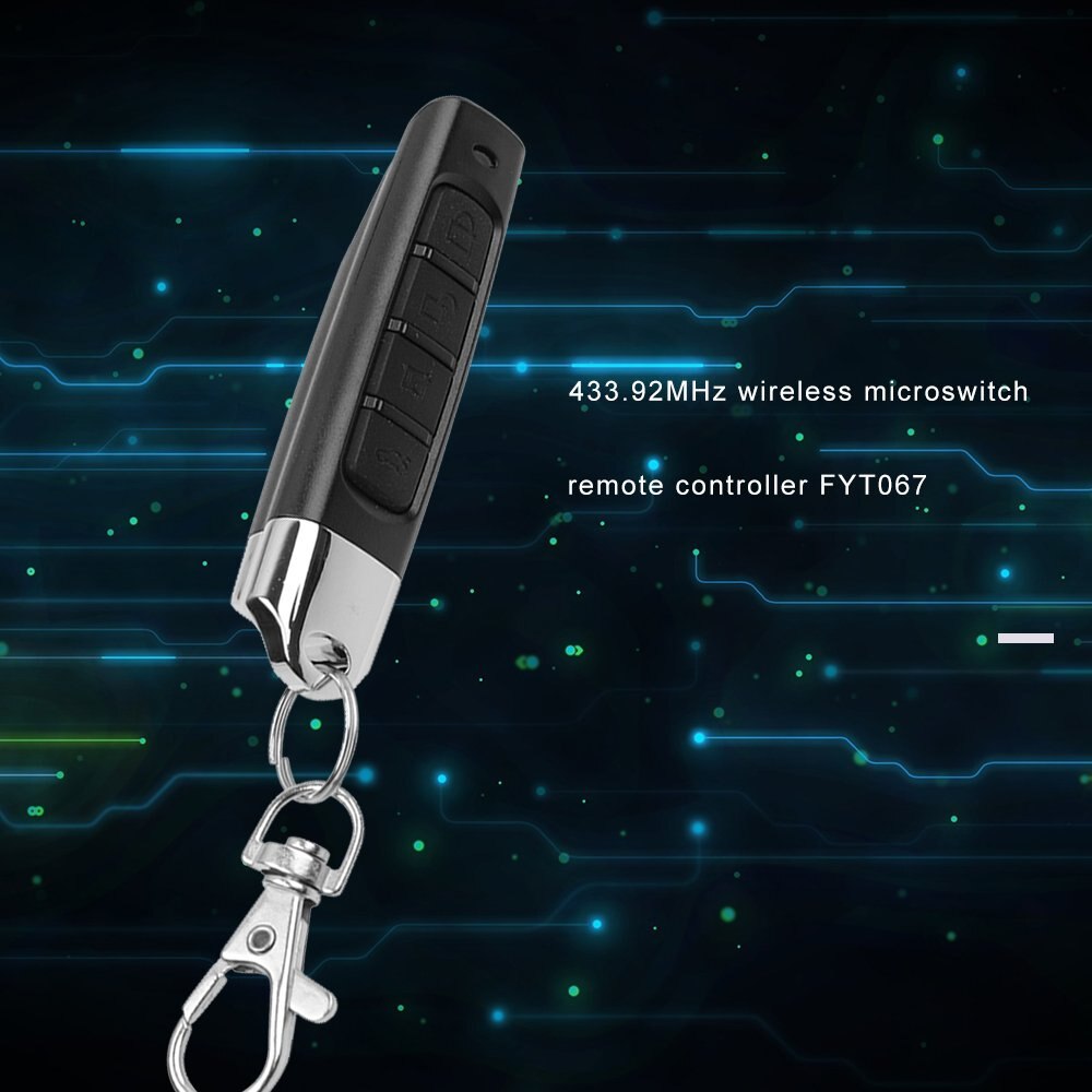 433.92MHz Wireless Micro Remote Control Switch Mini Receiver Transmitter for Electric Gate Garage Door