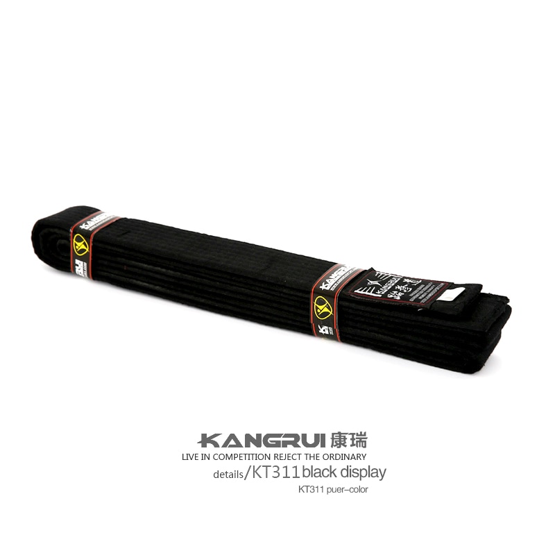Taekwondo black belt WTF ITF 2.5m colourful taek Kwon Do belt karate Judo Uniform high level Pure cotton