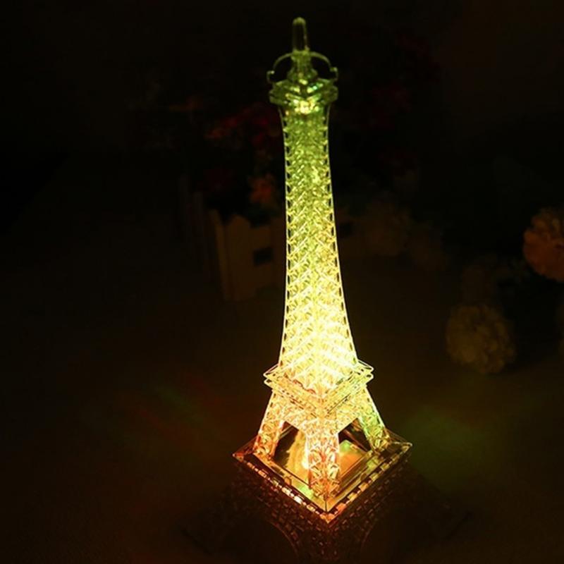 Mini Eiffeltoren Verlichting Lamp Bureau Slaapkamer Nachtlampje Decoratie Tafel LED Lamp Romantische Sfeer Verlichting #1222