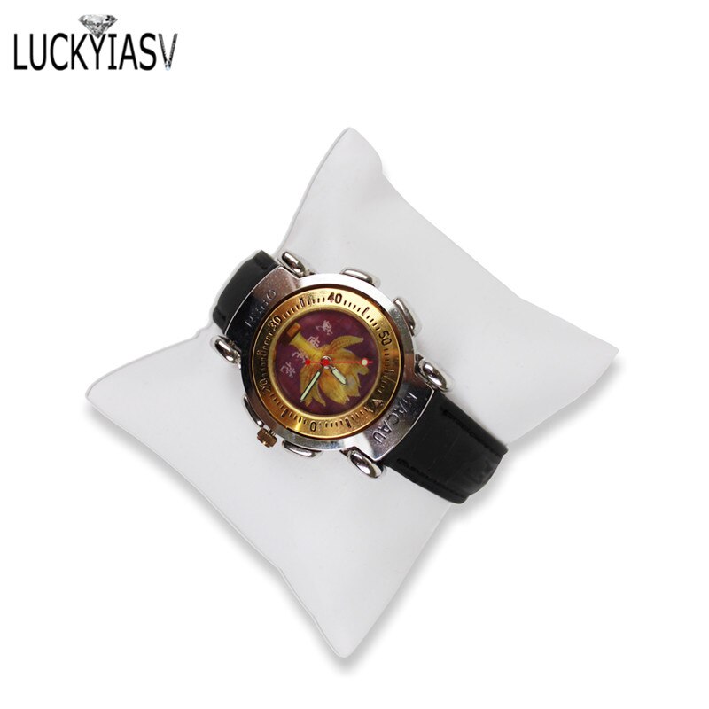 Darmowa wysyłka biżuteria wyświetlacz PU skórzana bransoletka biżuteryjna wyświetlacz poduszka pudełko na biżuterię poduszka zegarek poduszka