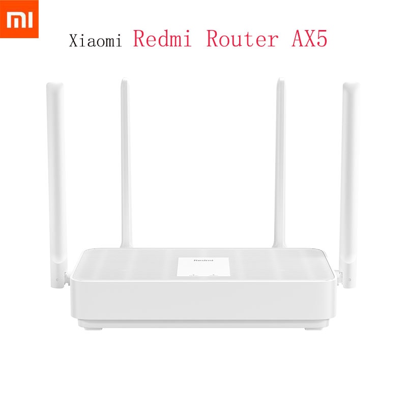 Xiaomi Redmi Router AX5 Wifi 6 Mesh Gigabit 2.4G/5.0Ghz Dual-Band Draadloze Router Wifi Repeater 4 High Gain Antennasider