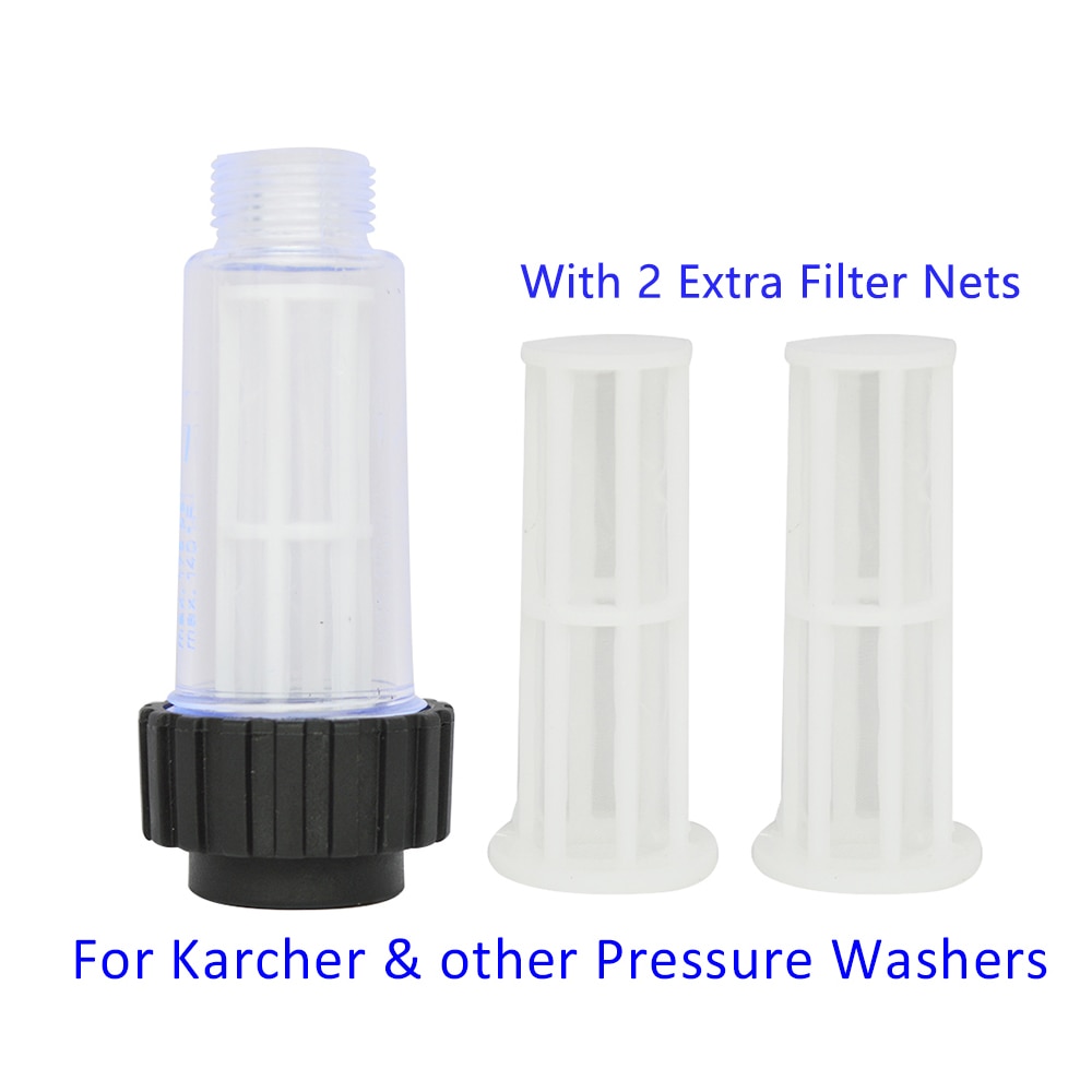 Hogedrukreiniger Water Filter Auto Wasmachine Inlaat Filter 3/4 &quot;Hogedrukreiniger Water Inlaat Filter
