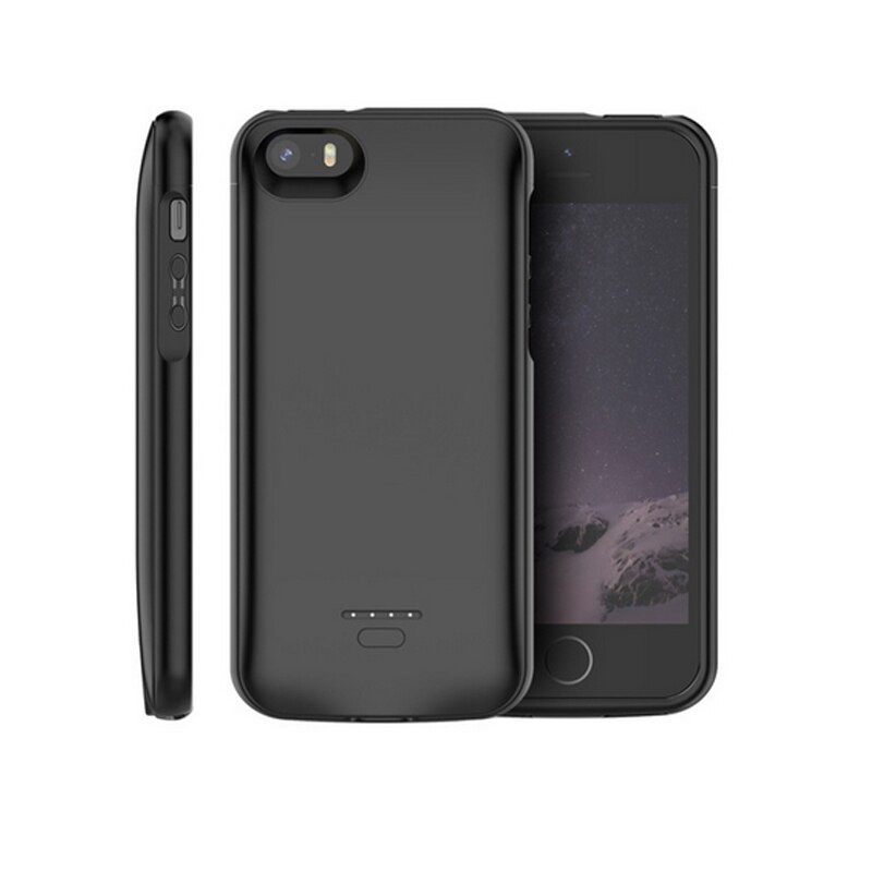 4000mah Battery Charger Case For Iphone Se 5se 5 5s Power Bank Charging Powerbank Case For Iphone 5 6 7 8 X Battery Case