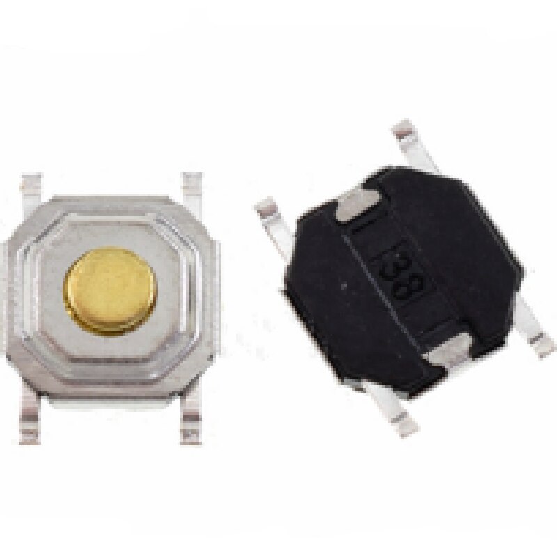 100 Stk/partij Smd 4*4*1.5Mm 4X4X1.5MM Tactile Tact Push Button Micro Schakelaar Momentary