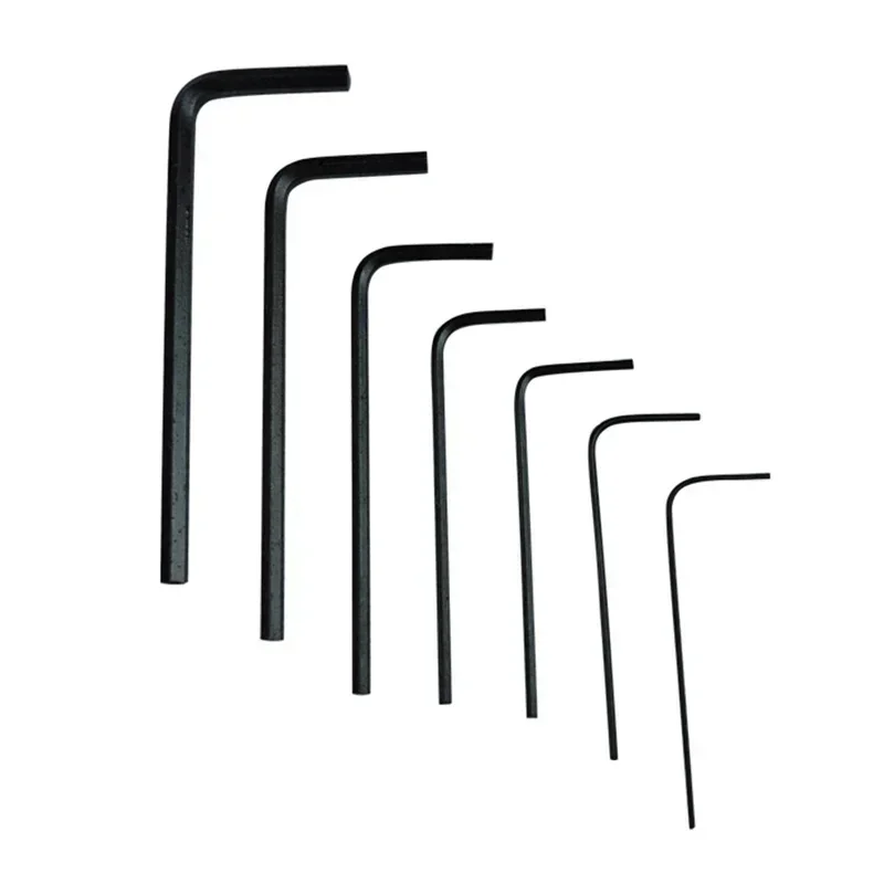 7 Uds 0,7mm 0,9mm 1,3mm 1,5mm 2mm 2,5mm 3mm juego de llaves Allen hexagonal Mini llave hexagonal destornillador Kit de herramientas de mano Micro llave