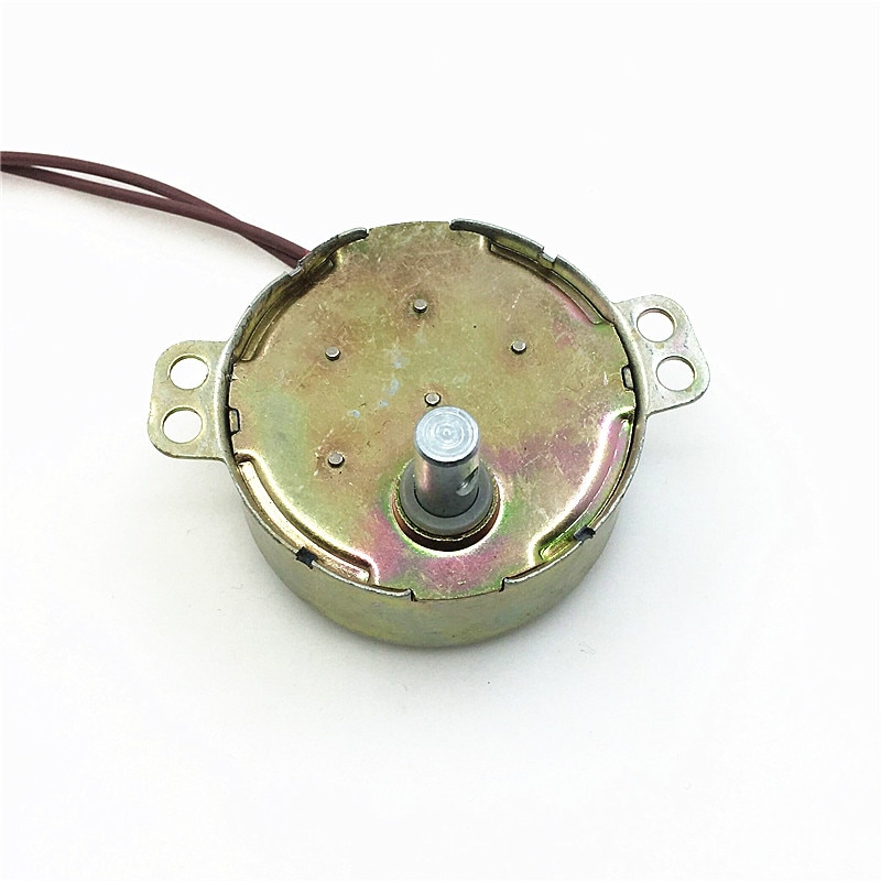 Motor síncrono para ventilador eléctrico, dispositivo de vibración TDY50 de 220V, 50/60Hz, 5/6r/min, 4W de potencia, Motor sincrónico de imán permanente, 1 unidad