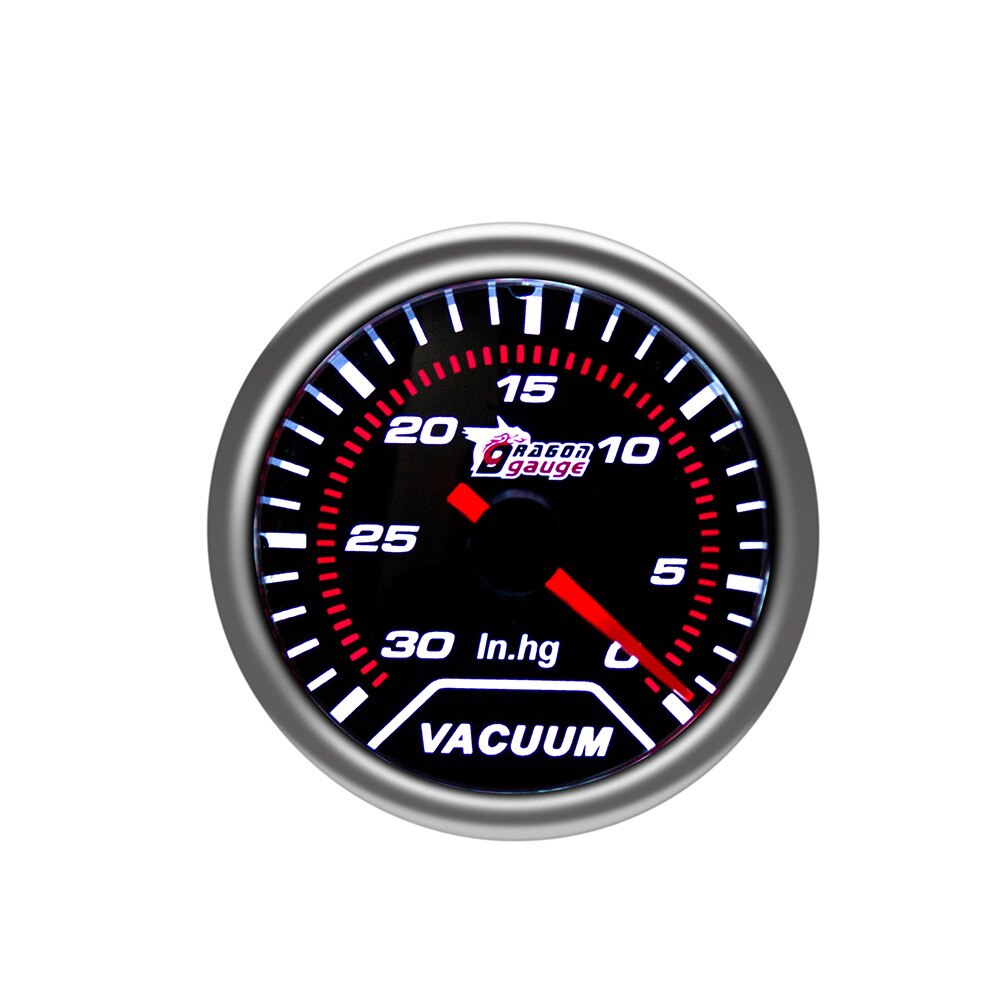 2 "52 Mm Auto Turbodrukmeter Bar Psi Exhaust Gas Temp Water Temp Olie Temp Olie Druk Air Fuel gauge Voltmeter Toerenteller: VACUUM GAUGE