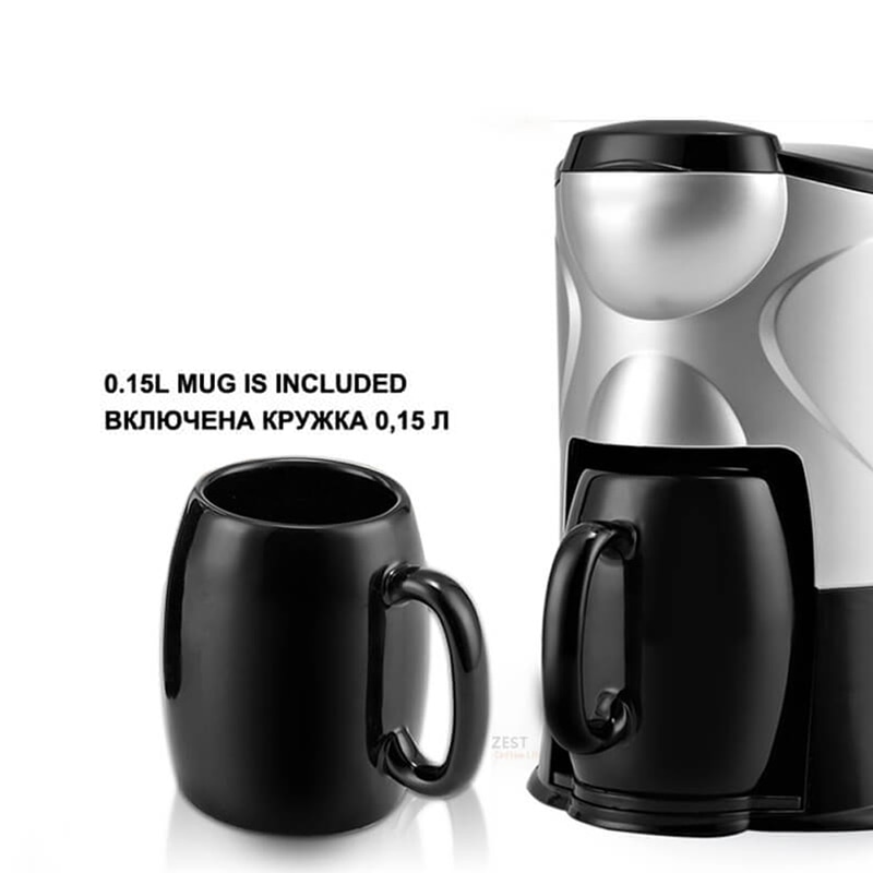 Seamoy 220V/300W Automatic One Cup Drip Coffee Machine Dripping Coffee Maker Tea / Milk-tea Famiy Cafe American Machine