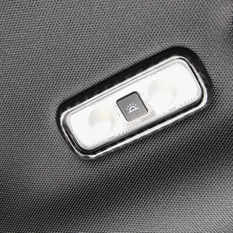 Carbon Fiber Rear Roof Reading Light Frame Cover Trim for Ford F150 Raptor -19