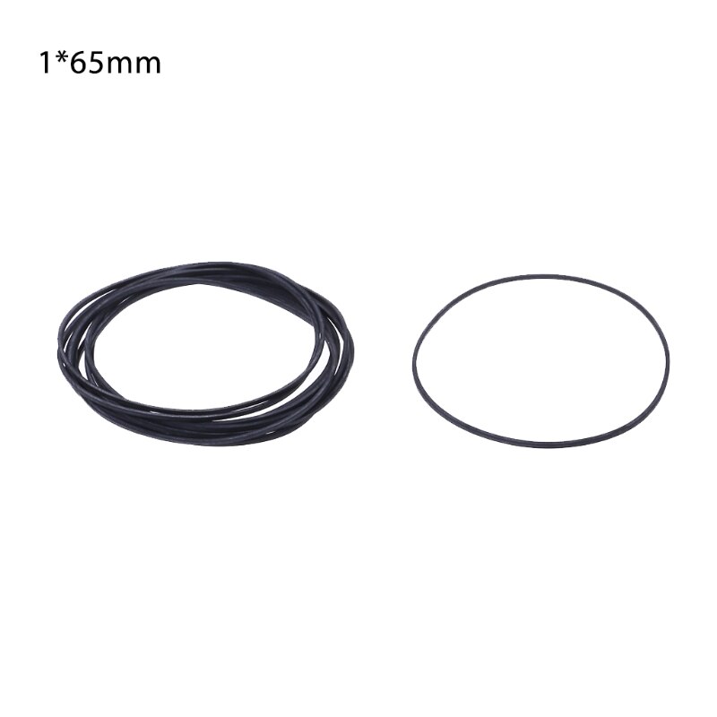 10 Pcs Drive Flat Belts Rubber DVD Cassette Tape Recorder Turntable Strap Belt Cassette Tape Replacement 1mm: E