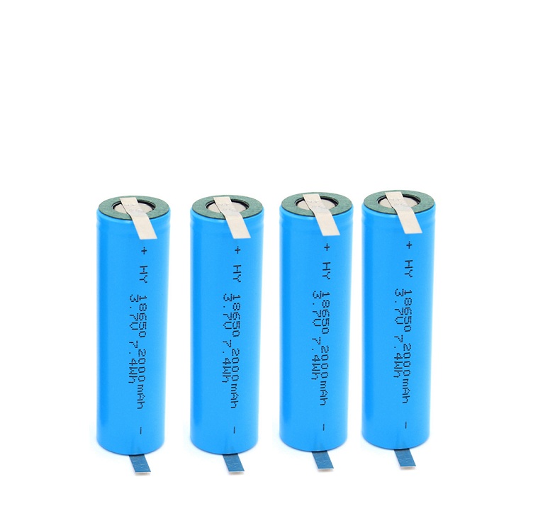 18650 2000mAh Battery 3.7V Discharge Lithium Ion Rechargeable Battery for Counter Lamp Flashlight 18650 Batteries: Red