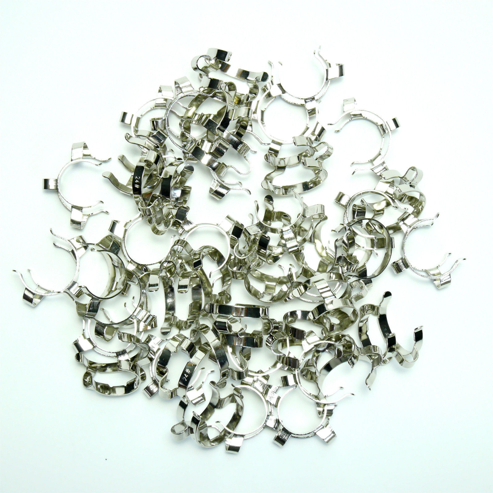 100 Pcs/Pack,29#,Metal Clip,Steel Keck Clamp,29/32 29/42 Glass Ground Joint