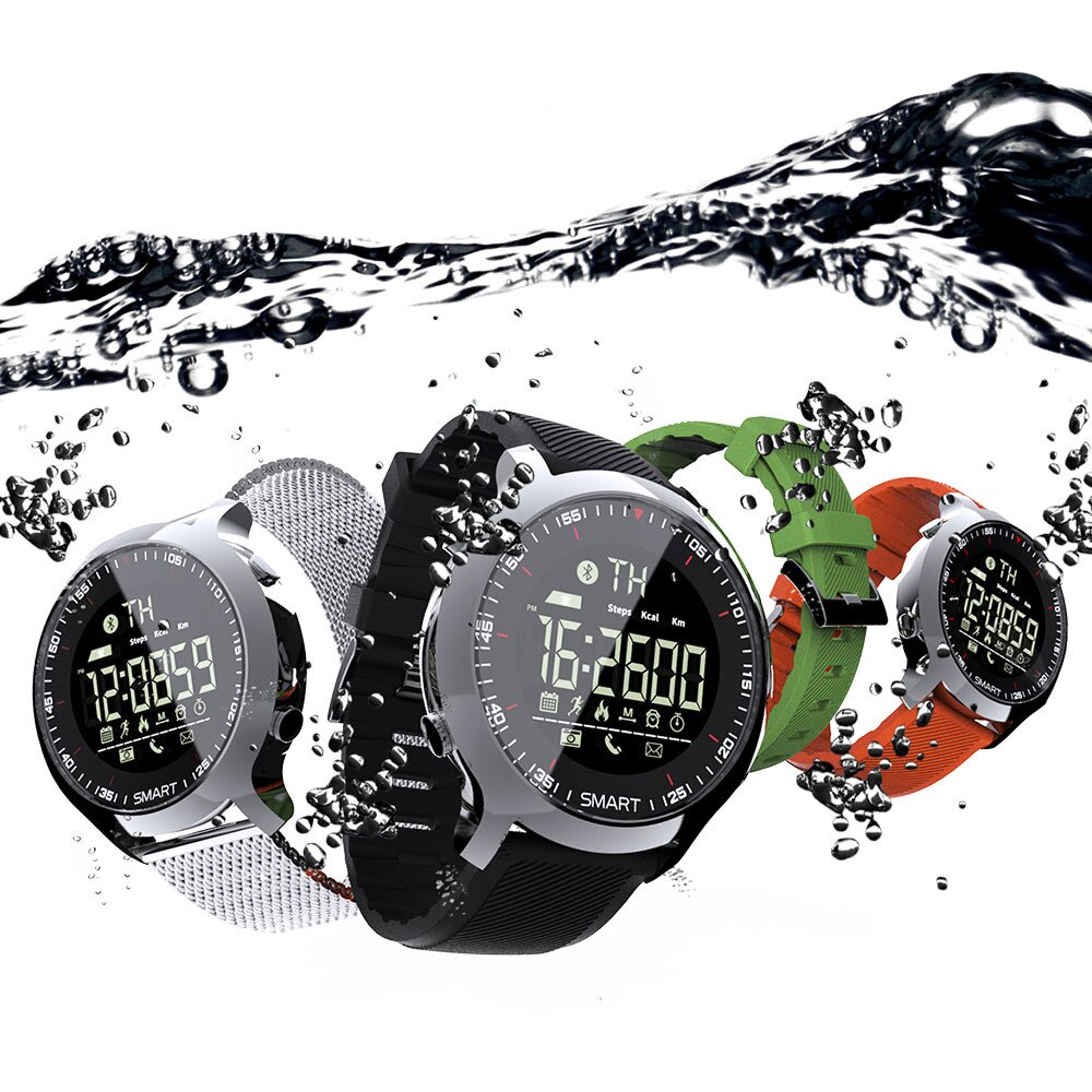 Lokmat-reloj inteligente deportivo para actividades al aire libre, Digital, podómetro, recordatorio de llamadas, para iOS y Android