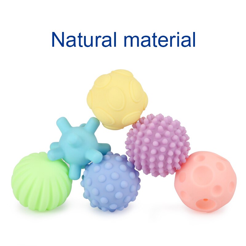 Baby hand ball toys puzzle soft glue tactile massage perception tactile ball baby Manhattan