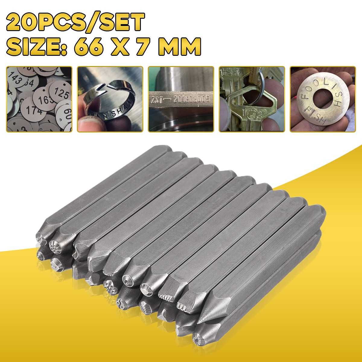 20Pcs/Set Leather Working Saddle Making Tools Punch Stamp Set For DIY Steel Punch Carving Metal Leather Craft Stamps Tool