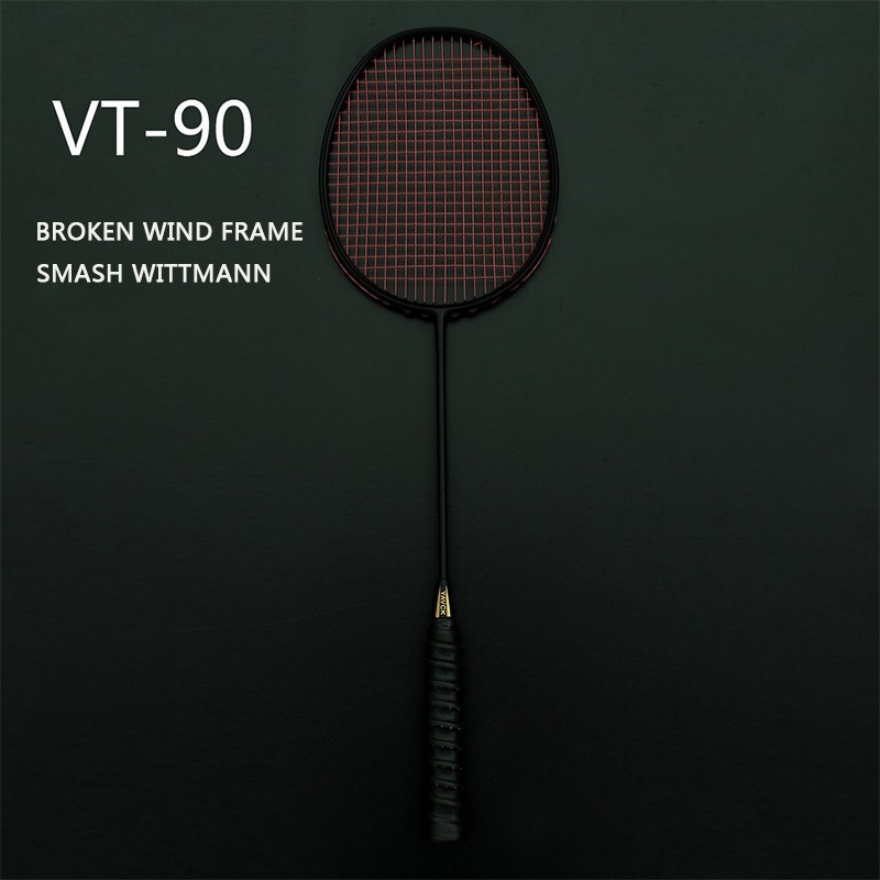 Pure Carbon Badminton Racket Different Performance Meet Your Different Style Ultra Light 6U Broken Wind Frame Training LJ3024JXD: VT-90 