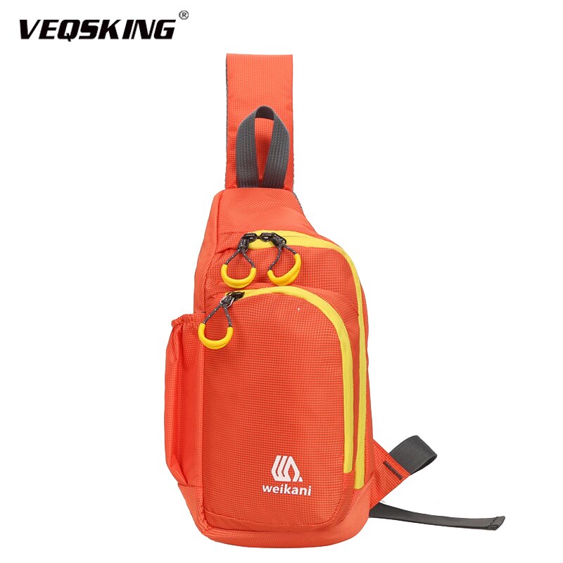 Waterproof Outdoor Adjustable Running Shoulder Bag,Wear-resisting Portable Cycling Chest Bag,Unisex Ultralight Marathon Bag