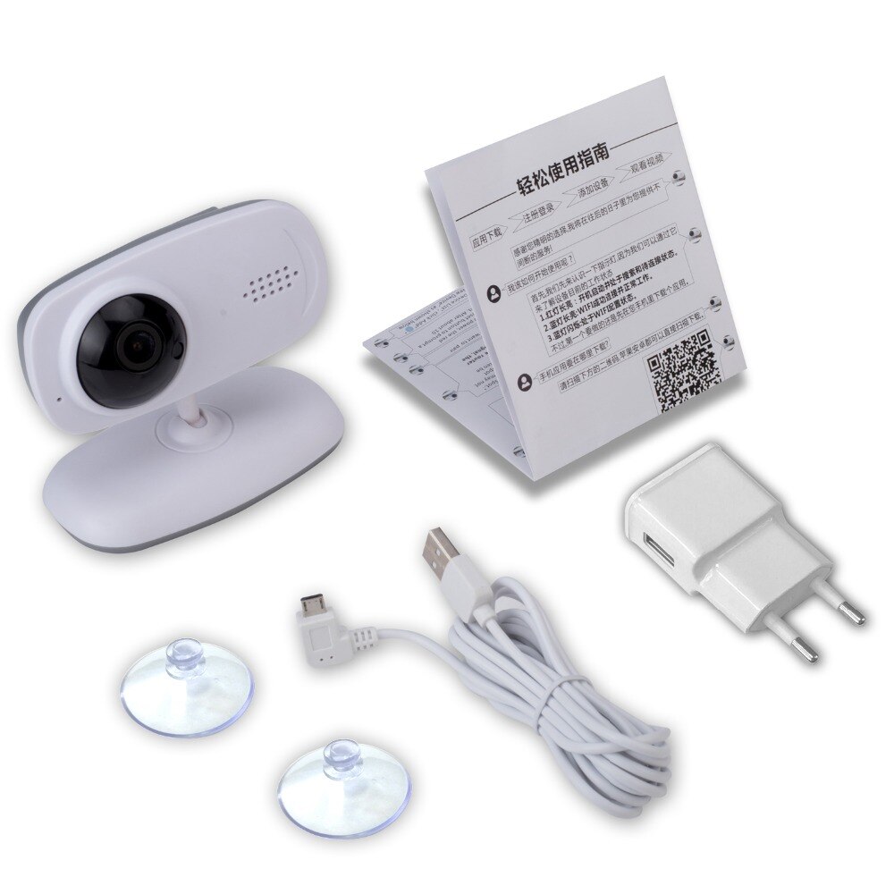 Wireless WIFI APP Baby Monitor 720P 120Degree Babysitter Night Vison Mobile Alarm Crying Sound Alarm