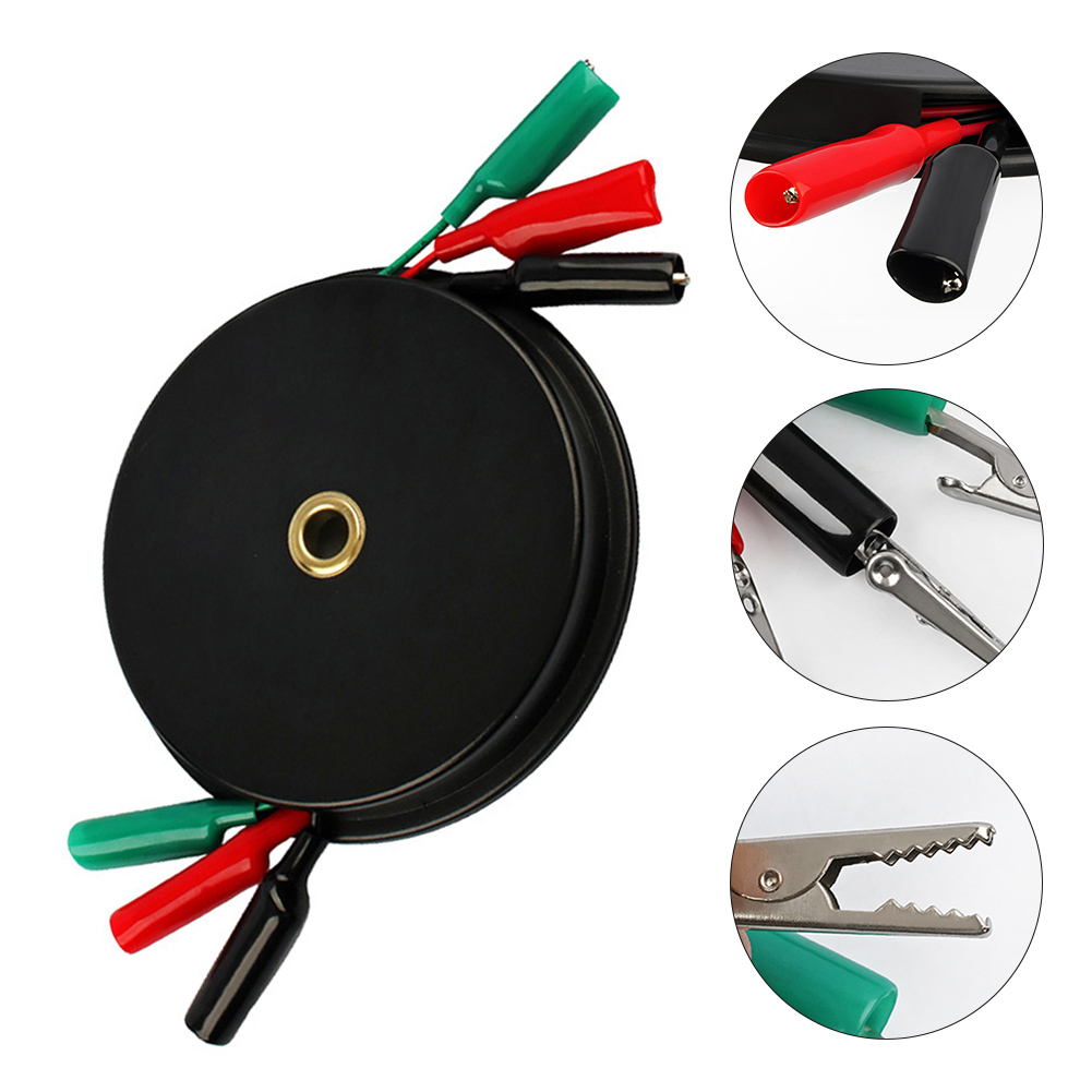 3m/6m Automotive Car Multimeter Connection Accessories Wire Reel Tool Leads Extension Retractable Test Line Extension Wire Reel