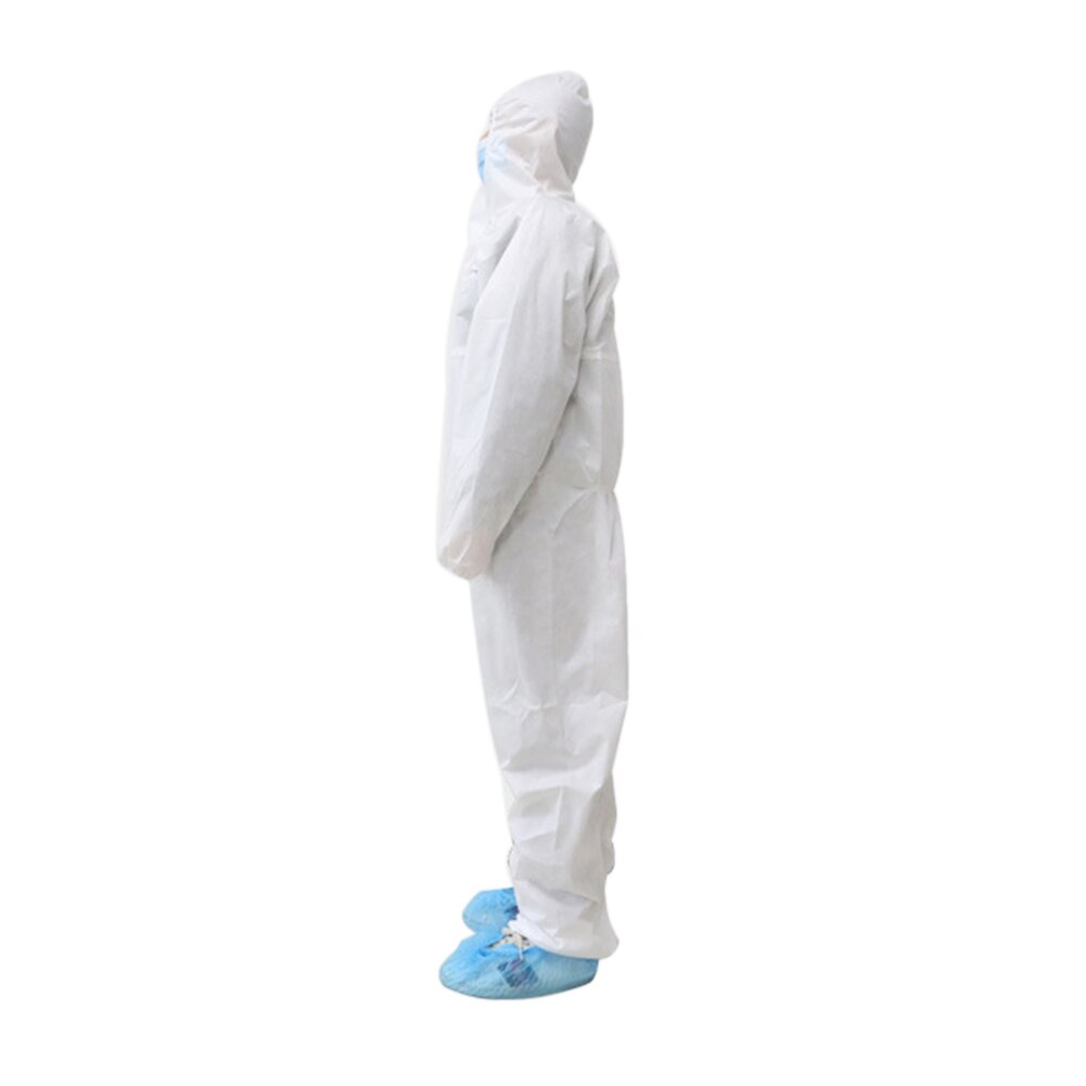 Combinaison blanche Hazmat costume Protection Protection jetable Anti-Virus vêtements