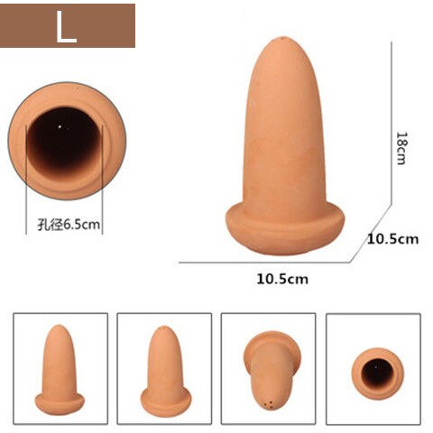 Ceramic Spawning Breed Cone for Discus Fish and Angelfish Fish Breeding Cones Cave: L