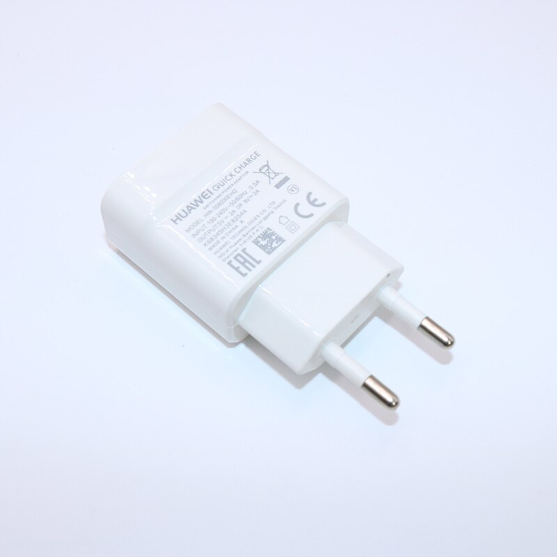 Huawei 9v2a carregador qc 2.0, adaptador de carga rápida usb micro cabo para nova3 3i 4 honor 9 8x p7 p8 p9 p10 p20 lite mate 7 8: Only EU charger