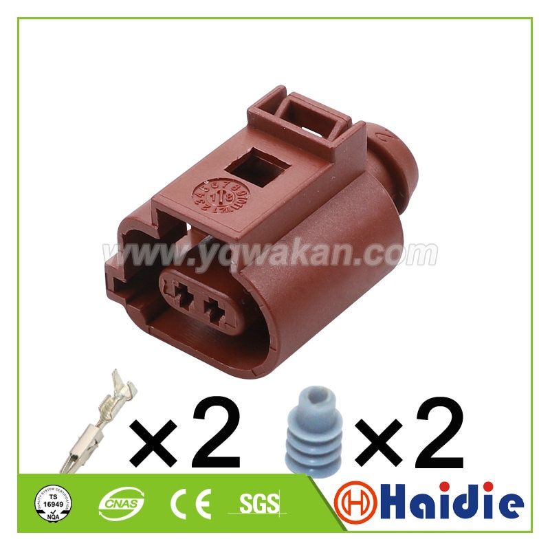 5 sets  vw 2 -gats elektrische ontluchtingsplug 1 j 0 973 702 a aardgas ontstekingsbobine plug kabelconnector 1 j 0973702a