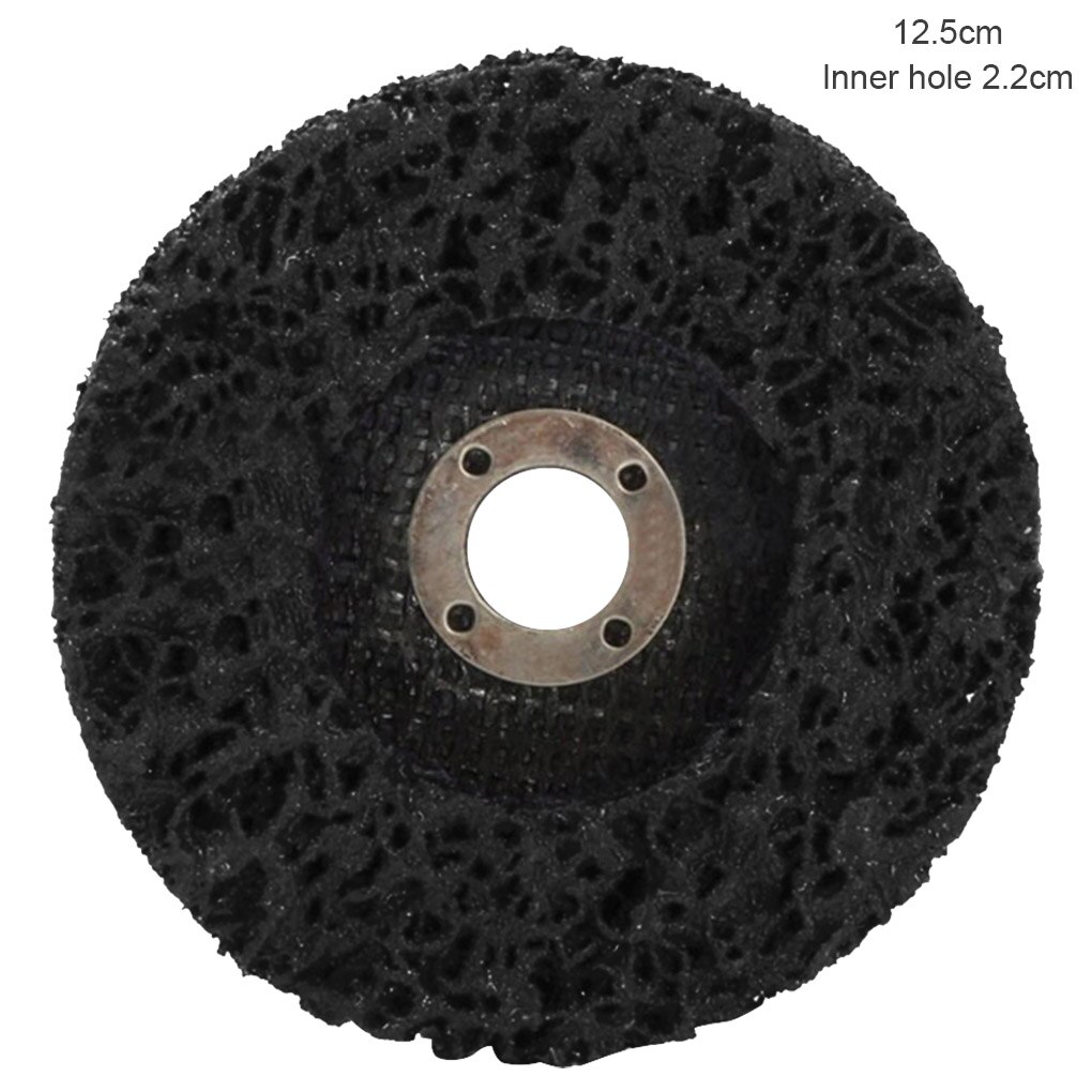 Sanding Wheel Paint Rust Removal Grinding Disc Stainless Steel Polishing Wheel Black 100mm 16mm Inner Hole: NO.7