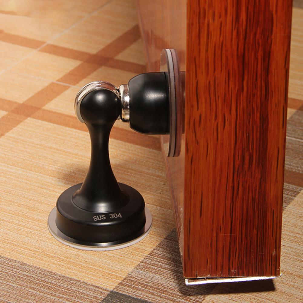 Magnetische Deur Stopt Rvs Deurstopper Verborgen Deur Houders Catch Floor Nail Huis Deurstoppers Deurstopper Hardware