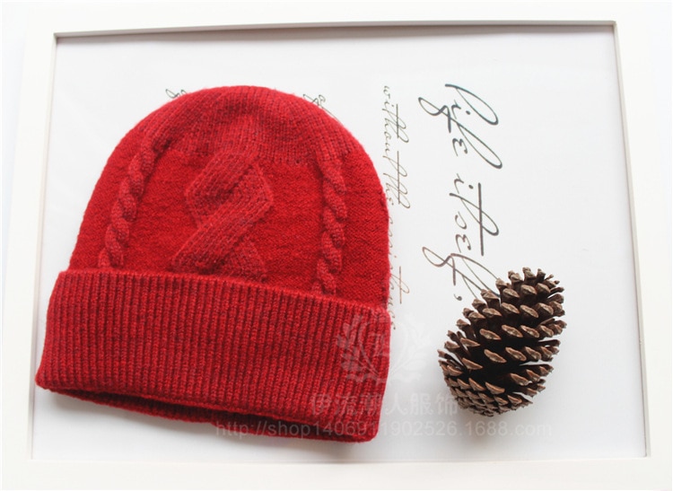 Chapeau d'hiver mâle moche fleurs mâle dur Verus ligne Cap Set tête Top: Red