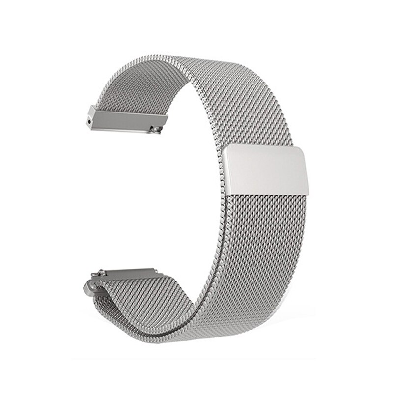 Bysl 20Mm Smart Armband Siliconen Metalen Band Armband Smartwatch Accessoires Riem Voor Z7,P68, I5, t80, P70 Smartwatch