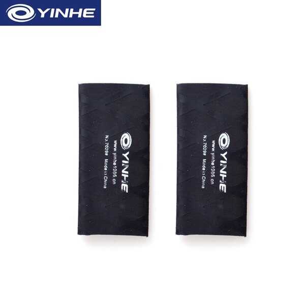 2x Heat-shrinkable YINHE Overgrip for Table Tennis Racket Handle Grip / Tape GALAXY Ping Pong Bat Grips Sweatband: 2 Black