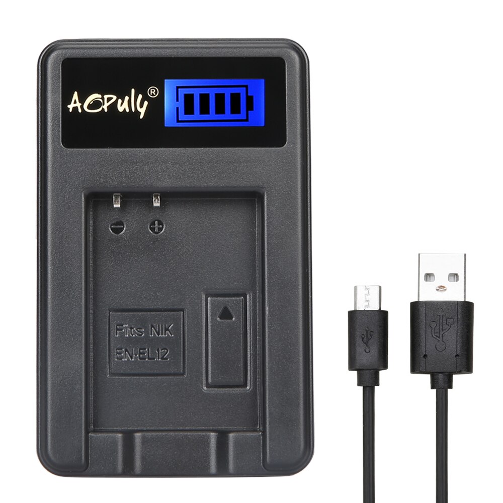 EN-EL12 batterie bateria EN EL12 + LCD USB Ladegerät Für Nikon COOLPIX S9100 S9200 S9050 P300 P310 P330 S6200 S6300 s9400 S9500