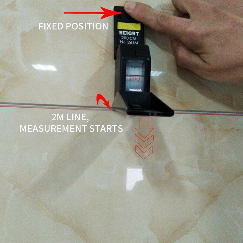 Miarka robić montażu na ścianie chowany wysokościomierz wzrostu dla ciała dokładny miernik wysokości elastyczny wysokościomierz