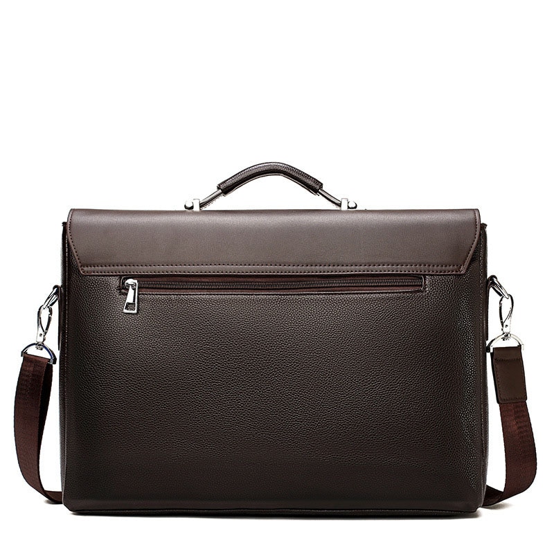 Business Leather Men Briefcase Laptop Handbag Tote Casual Man Bag For male Shoulder Bag Male Office Messenger Bag