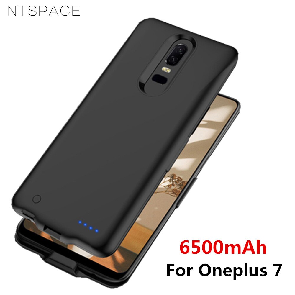 NTSPACE-funda de cargador de batería para Oneplus 7, funda de batería de 6500mAh, cubierta de carga de Banco de energía para One Plus 7, Powerbank externo