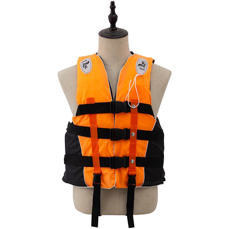 Adult Life Vest Jacket Swimming Boating Ski Surfing Survival Drifting Life Vest with Whistle Water Sports Man Jacket Polyester