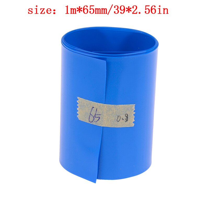 30/50/65/75/85mm18650 batterie au Lithium Tube thermorétractable Tube Li-ion enveloppe couverture peau PVC Film rétractable manchon accessoires: N65