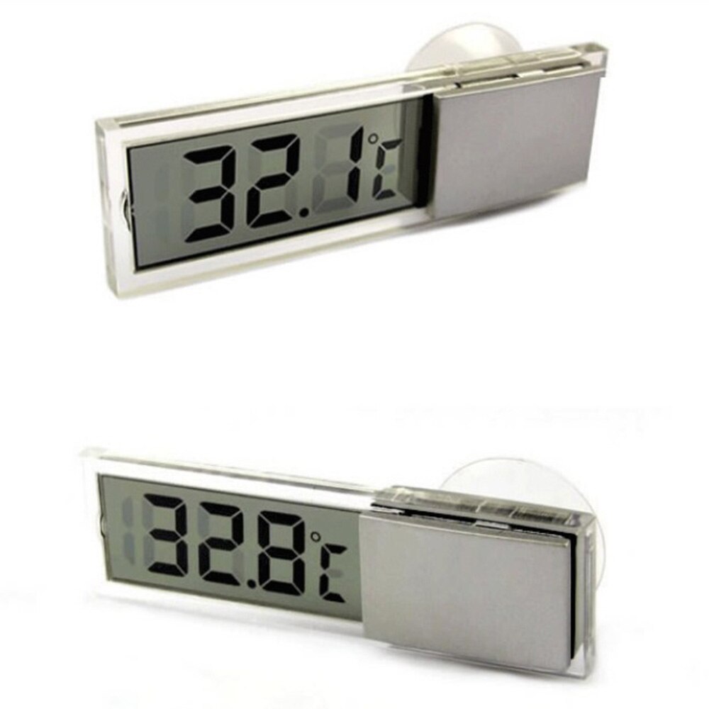 Auto Digitale Thermometer/Klok Auto Window Thermometer Celsius Fahrenheit Auto Digitale Klok Auto Accessoires Auto Styling
