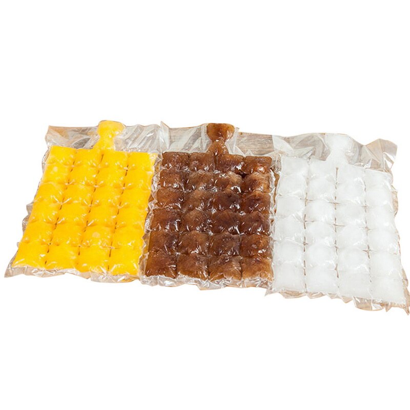 10 pièces moule à glaçons auto-joint sacs à glaçons Transparent jetable plus rapide machine à congeler sac à glace Gadgets de cuisine: Default Title